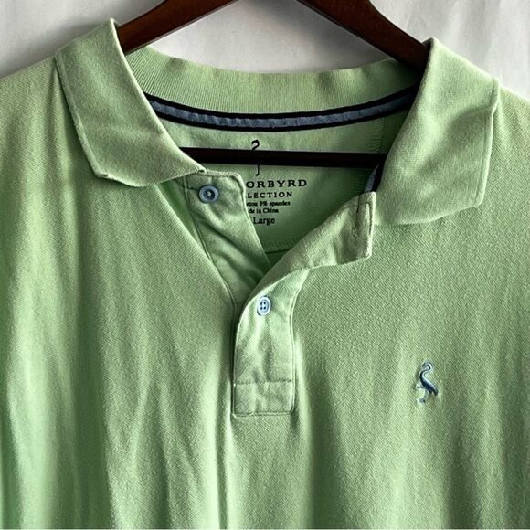 Men's Tailor Byrd Green Polo Shirt - Picture 3 of 7
